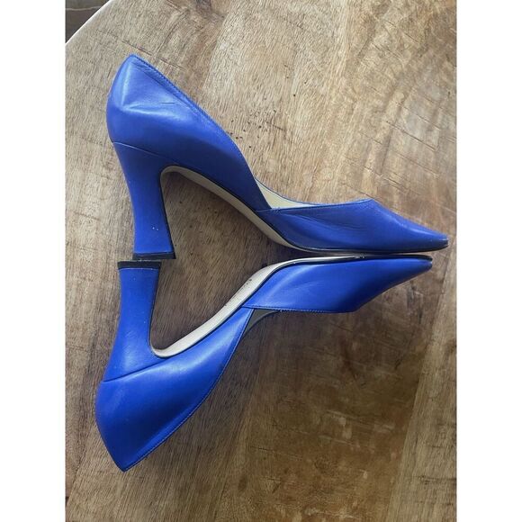 ProXy Vintage LEATHER INSIDE AND OUT Women’s Blue  Heels Pumps 8.5 - Picture 6 of 11